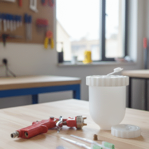 PRIDE LION® PL-990G Professional Quality High-Pressure Gravity Feed Spray Gun (600cc Cup)